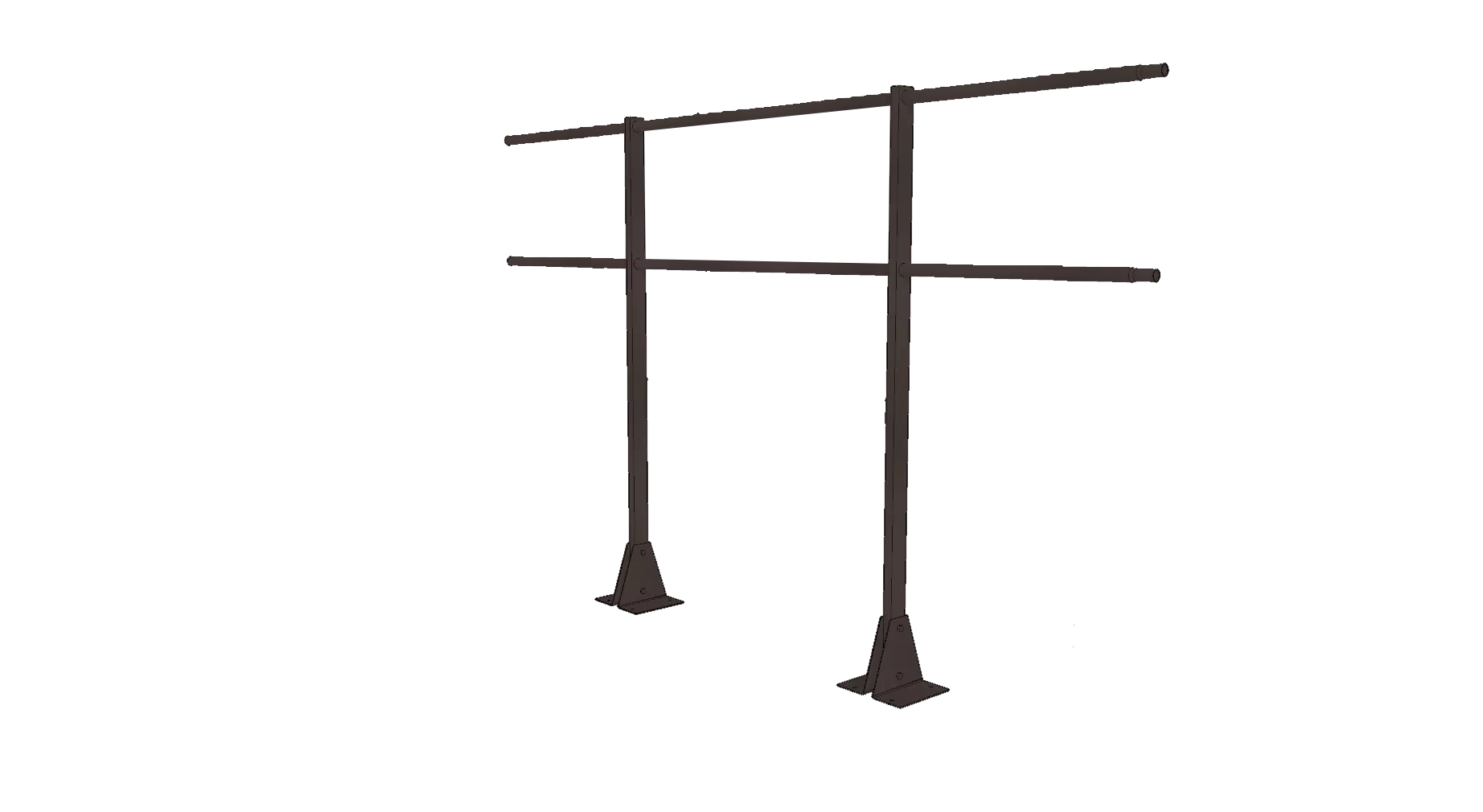 Ограждение кровельное для парапета на плоскую кровлю RR32 (2,0х1,2м) купить 