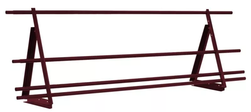 Ограждение кровельное со снегозадержателем Optima 0,65х2м RAL 3005 купить в екатеринбурге