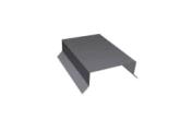 Парапетная крышка прямая 100мм 0,5 Satin с пленкой RAL 7004 сигнальный серый (2м) – Купить оптом и в розницу