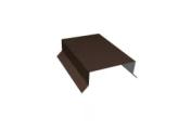 Парапетная крышка прямая 125мм 0,45 Drap ST RAL 8017 шоколадно-коричневый (2м) – Купить оптом и в розницу
