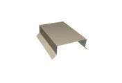 Парапетная крышка прямая 100мм 0,5 Satin с пленкой RAL 1015 светлая слоновая кость (2м) – Купить оптом и в розницу