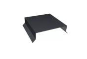 Парапетная крышка прямая 100мм 0,5 Satin Matt TX RAL 7024 мокрый асфальт (2.5м) – Купить оптом и в розницу