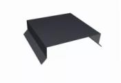 Парапетная крышка прямая 100мм 0,5 Satin Matt TX RAL 7024 мокрый асфальт (2м) – Купить оптом и в розницу