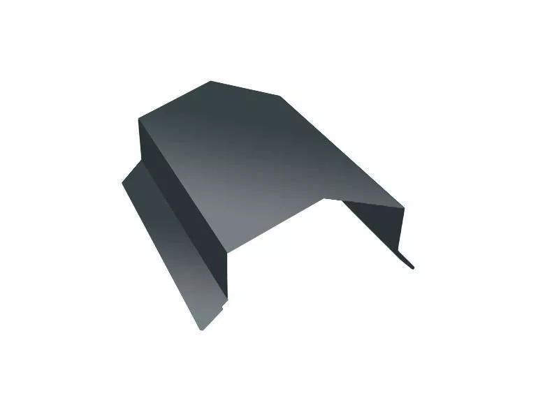 Парапетная крышка угольная 125мм 0,5 Satin Matt TX RAL 7016 антрацитово-серый (2м) купить в екатеринбурге