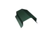 Парапетная крышка угольная 390мм 0,5 Satin с пленкой RAL 6005 зеленый мох (2м) – Купить оптом и в розницу