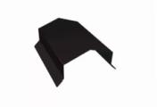 Парапетная крышка угольная 390мм 0,5 Satin Matt TX RAL 9005 черный (2м) – Купить оптом и в розницу