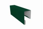 Планка П-образная заборная 17 0,45 PE с пленкой RAL 6005 зеленый мох (3м) – Купить оптом и в розницу