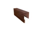 Планка П-образная заборная 17 0,45 Print Premium Cherry Wood Fresh TwinColor (2м) – Купить оптом и в розницу