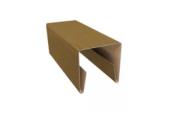 Планка П-образная заборная 20 0,45 Print Elite Honey Wood TwinColor (2м) – Купить оптом и в розницу