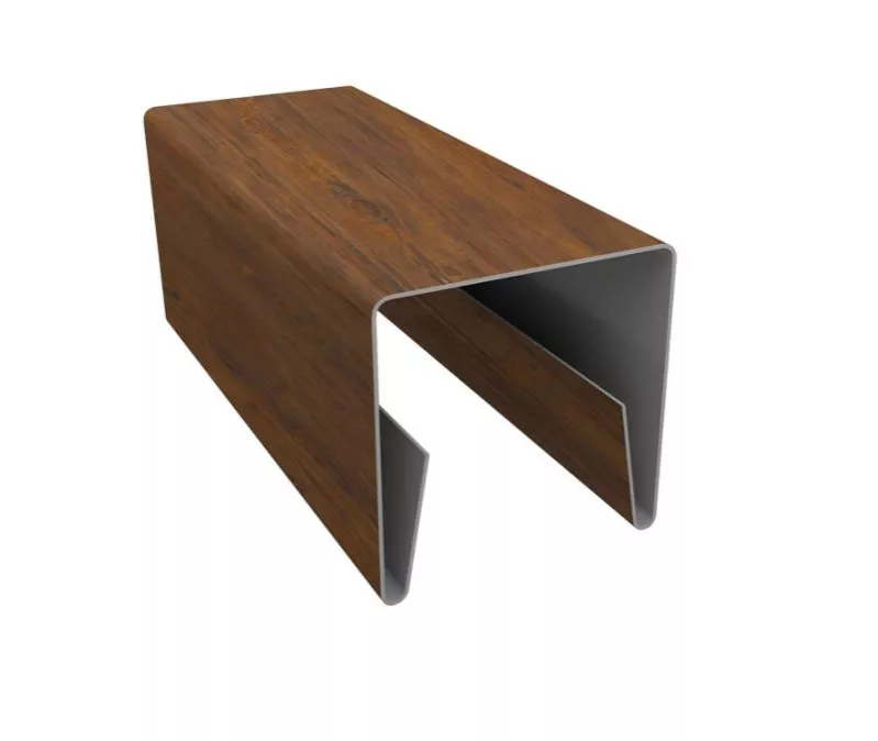 Планка П-образная заборная 20 0,45 Print Premium Cherry Wood Fresh TwinColor (2м) купить в екатеринбурге