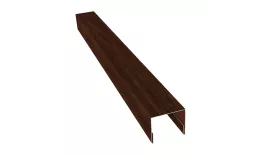 Планка П-образная заборная 24 0,45 Print Elite Cherry Wood TwinColor (2,5м). Артикул: 31509