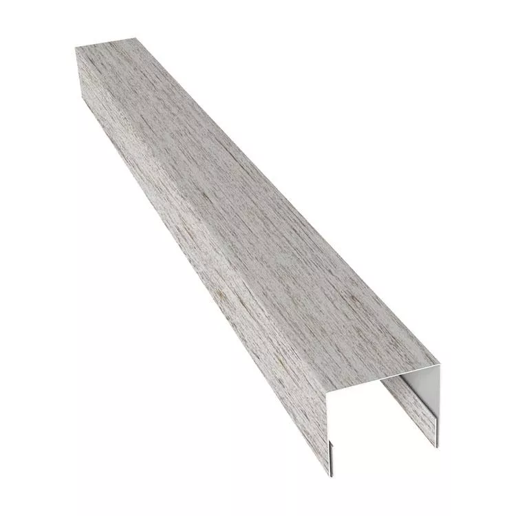 Планка П-образная заборная 24 0,45 Print Elite Snow Wood TwinColor (3м) купить в екатеринбурге