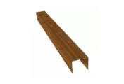 Планка П-образная заборная 20 0,4 Print Premium Golden Wood Fresh TwinColor (2м) – Купить оптом и в розницу