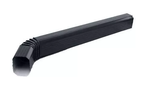 Труба прямоугольная Grand Line Vortex Matt 1м с коленом RAL 7024 Серый купить в екатеринбурге