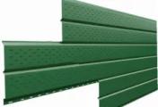 Софит металл перфорированный Металл Профиль Lбрус PE 0,45 мм RAL 6002 лиственно-зеленый – Купить оптом и в розницу