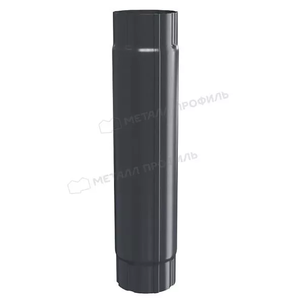 Труба соединительная МЕТАЛЛ ПРОФИЛЬ Foramina PUR D100х1000 Ral 7024 купить в екатеринбурге