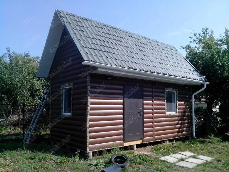 Сайдинг Блок-хаус 0,390 Grand Line 0,45 PE RAL 9003 сигнальный белый купить в екатеринбурге