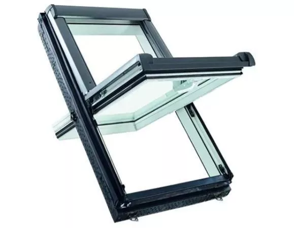 Окно ROTO Designo R89G К WD 134х140 из ПВХ двухкамерное купить в екатеринбурге