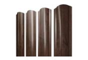 Штакетник Круглый фигурный 0,45 Print-Double Premium Antique Wood – Купить оптом и в розницу
