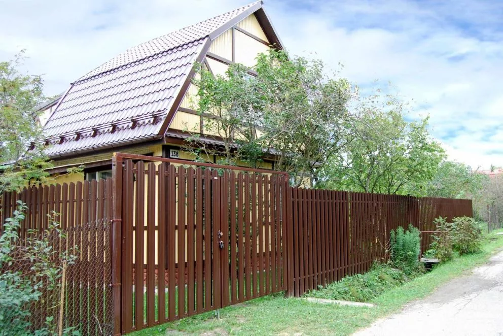 Штакетник Круглый фигурный 0,45 Print Elite Chestnut Wood купить в екатеринбурге