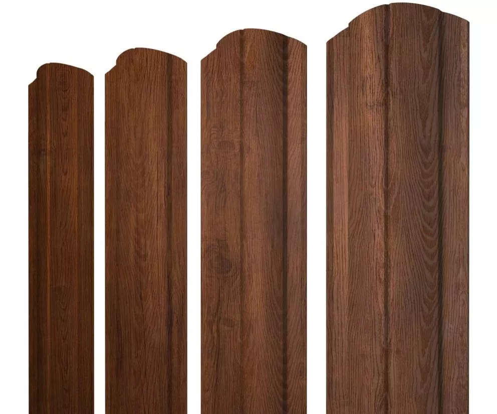 Штакетник Круглый фигурный 0,45 Print Premium Golden Wood Fresh купить в екатеринбурге