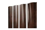 Штакетник Круглый с прямым резом 0,45 Print Elite Cherry Wood TwinColor – Купить оптом и в розницу