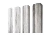 Штакетник Grand Line М-образный А фигурный 0,45 Print Elite Snow Wood Снежное дерево – Купить оптом и в розницу