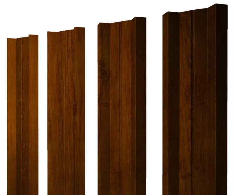 Штакетник М-образный А с прямым резом 0,4 Print Premium Golden Wood Intense FTC купить в екатеринбурге