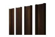 Штакетник М-образный А с прямым резом 0,45 Print Elite Chestnut Wood – Купить оптом и в розницу