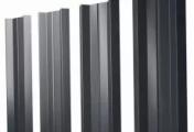 Штакетник М-образный А с прямым резом 0,5 Satin Matt RAL 7016 антрацитово-серый – Купить оптом и в розницу