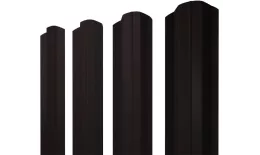Штакетник М-образный B фигурный 0,5 PurPro RAL 9005 черный. Цена: 96 руб. Артикул: 38345