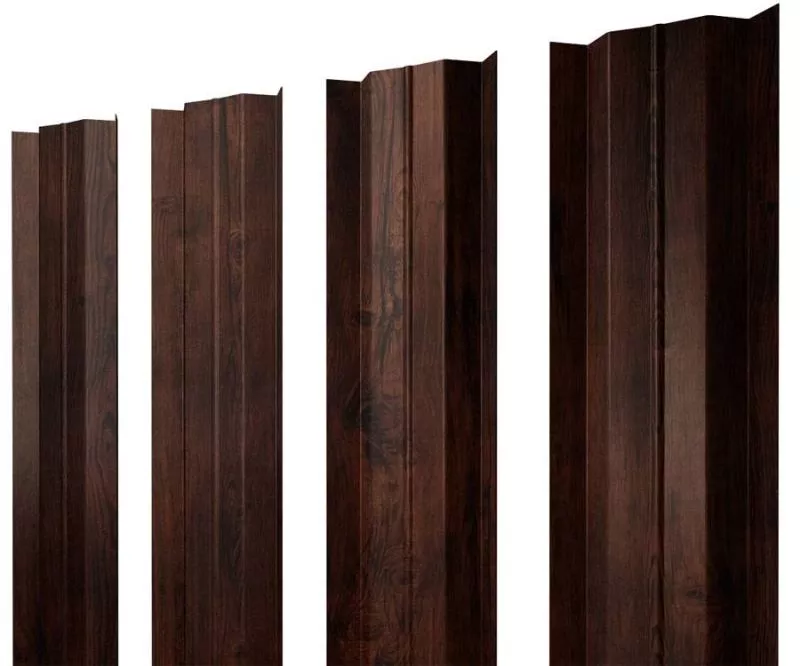 Штакетник М-образный В с прямым резом 0,45 Print Premium Cherry Wood купить в екатеринбурге