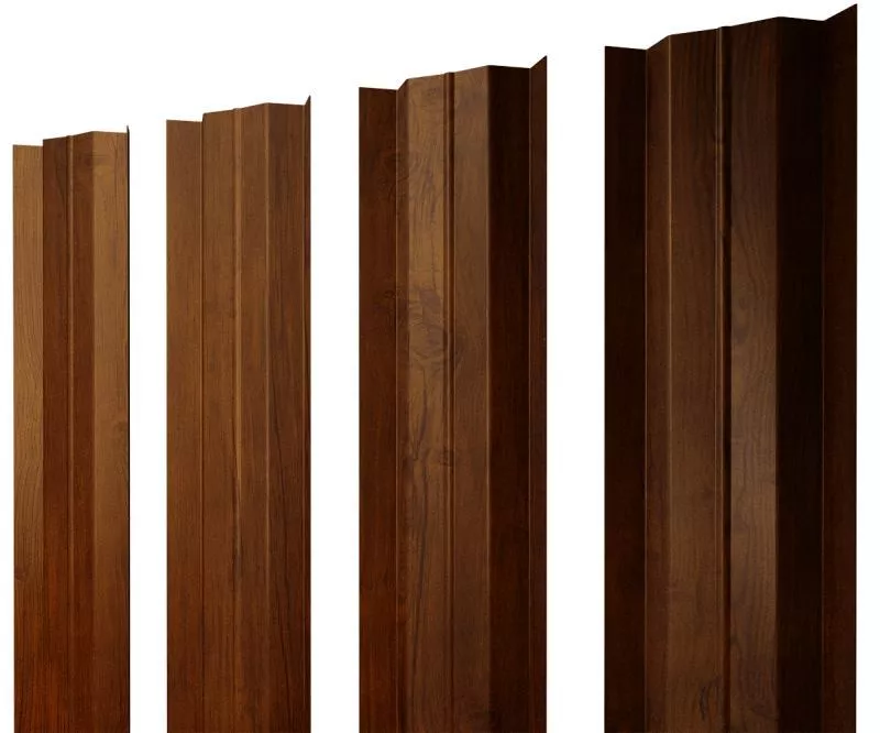 Штакетник М-образный В с прямым резом 0,45 Print Premium Golden Wood Intense FTC купить в екатеринбурге