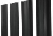 Штакетник Grand Line М-образный В 0,45 Drap RAL 7016 Антрацитово-серый – Купить оптом и в розницу