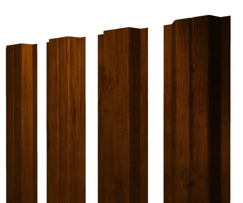 Штакетник П-образный A с прямым резом 0,45 Print Premium Golden Wood Intense FTC купить в екатеринбурге