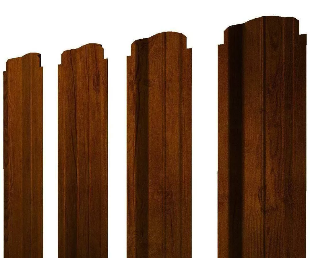 Штакетник П-образный В фигурный 0,45 Print Premium Golden Wood Intense FTC купить в екатеринбурге