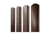 Штакетник Прямоугольный фигурный 0,45 Print Elite Cherry Wood TwinColor – Купить оптом и в розницу