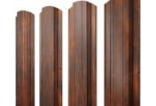 Штакетник Прямоугольный фигурный 0,45 Print Elite Chestnut Wood TwinColor – Купить оптом и в розницу