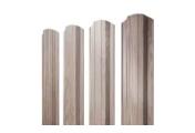 Штакетник Прямоугольный фигурный 0,45 Print Elite White Wood TwinColor – Купить оптом и в розницу