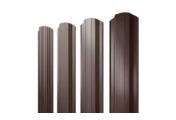 Штакетник Прямоугольный фигурный 0,5 GreenCoat Pural BT RR 887 шоколадно-коричневый (RAL 8017 шоколад) – Купить оптом и в розницу