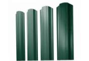 Штакетник Прямоугольный фигурный 0,5 Satin Matt RAL 6005 зеленый мох – Купить оптом и в розницу