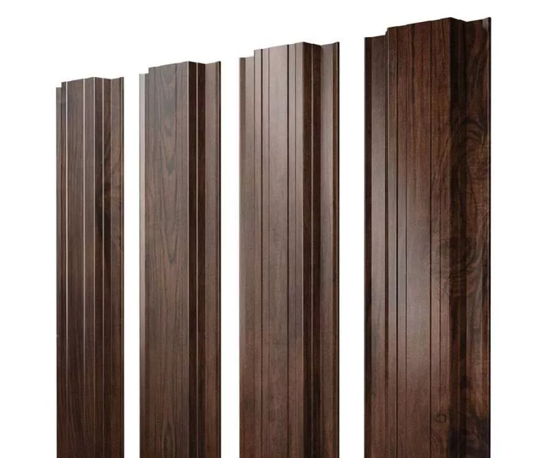 Штакетник Прямоугольный с прямым резом 0,45 Print Elite Cherry Wood TwinColor купить в екатеринбурге