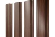 Штакетник Прямоугольный с прямым резом 0,45 Print Elite Choco Wood TwinColor – Купить оптом и в розницу