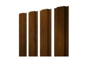 Штакетник Прямоугольный с прямым резом 0,45 Print Elite Golden Wood TwinColor – Купить оптом и в розницу