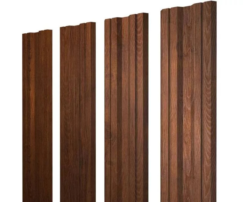 Штакетник Twin с прямым резом 0,45 Print-Double Premium Golden Wood Fresh купить в екатеринбурге
