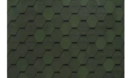 Гибкая черепица Tegola Top Shingle Смальто (Smalto) зеленый. Артикул: Tegola6-gr