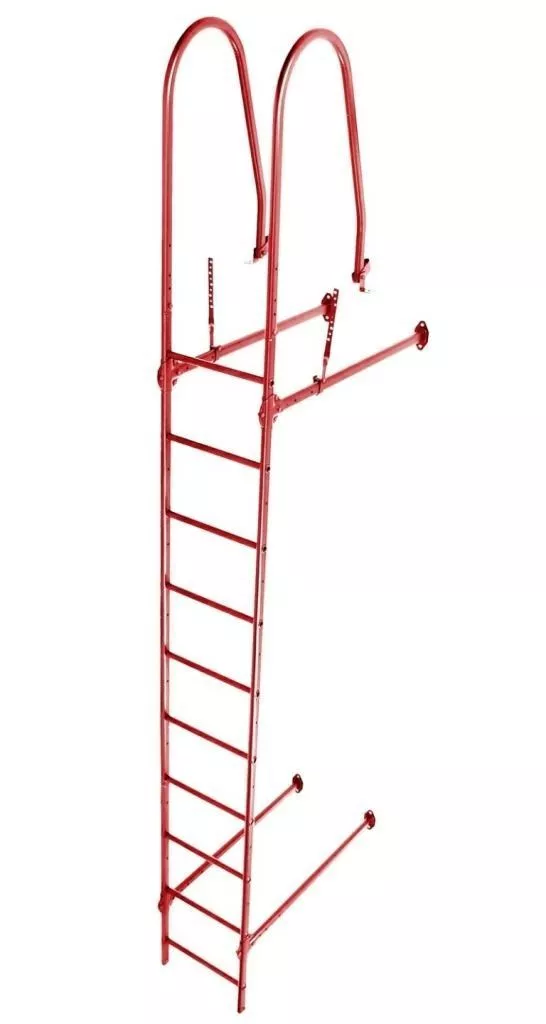 Лестница стеновая Grand Line RAL 3020 2,76м купить в екатеринбурге