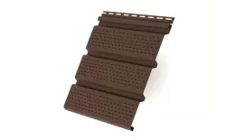 Софит виниловый Т4 перфорированный Grand Line Классика 3,0 мм Brown коричневый. Цена: 418 руб. Артикул: GrandLine6_8