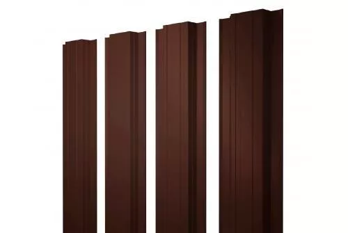Штакетник Grand Line Прямоугольный 0,45 PE Double RAL 8017 Шоколад (2,0м) купить в екатеринбурге
