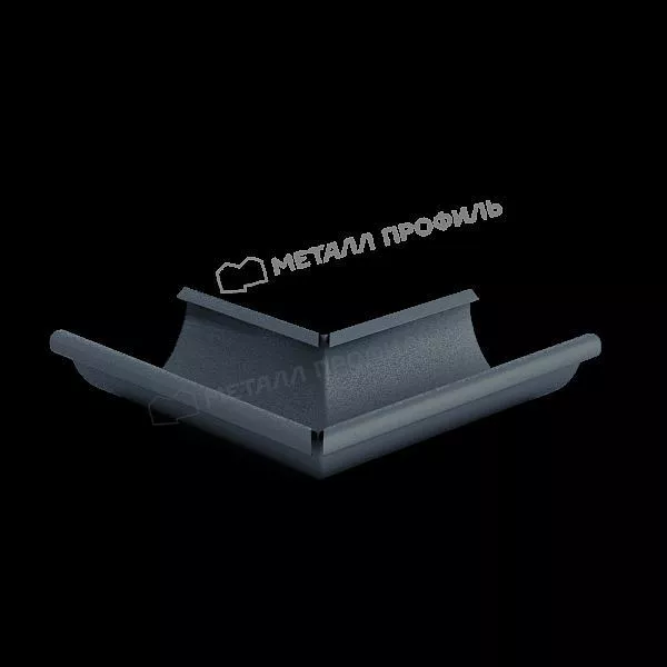 Угол желоба наружный МЕТАЛЛ ПРОФИЛЬ Foramina Freeze D125 Grey купить в екатеринбурге